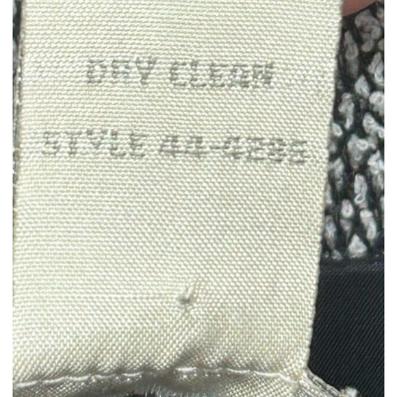 J Jill Blazer Womens 16 Gray Tweed Single Breasted Button Front Career Jacket - Picture 11 of 12